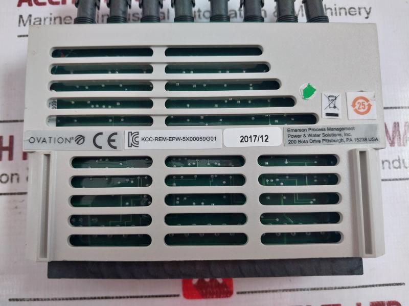 Ovation 5X00059G01 Hart Analog Input Module Rev 06 3A99194G04 Tmn005607