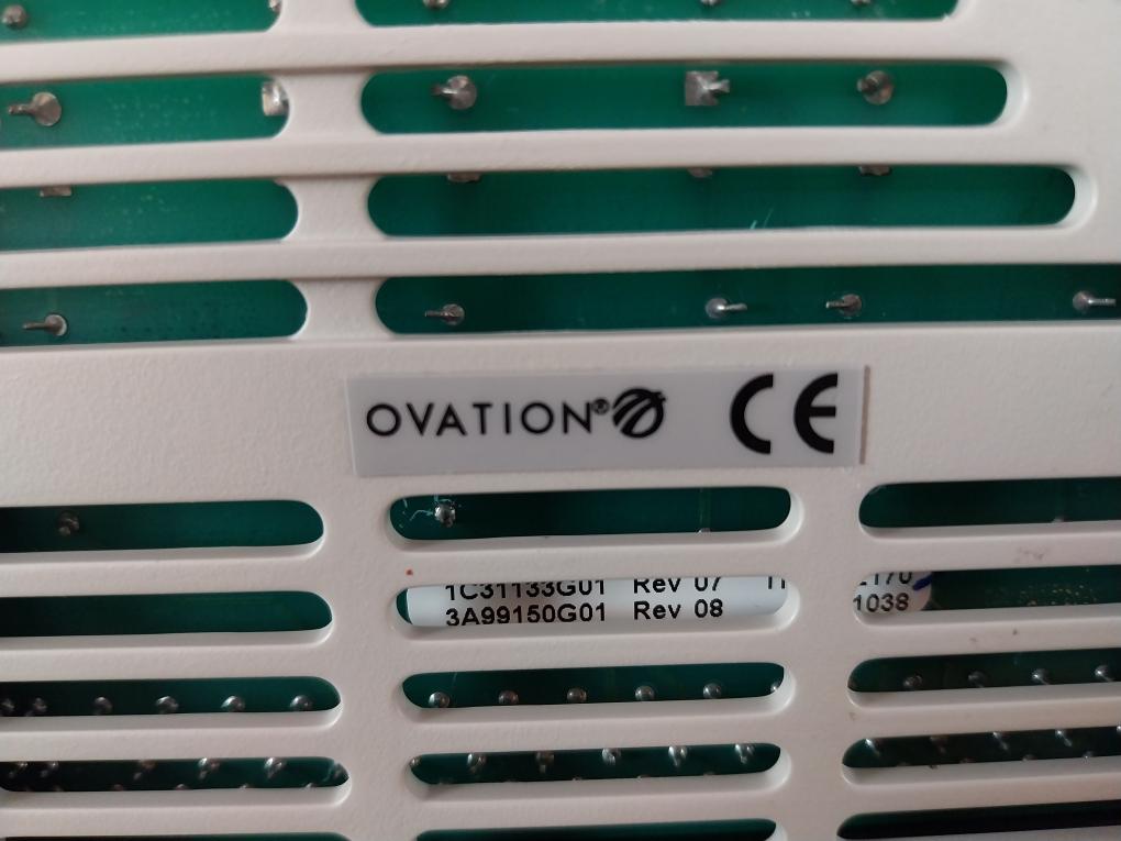 Ovation 5x00121g01 Rtd Input 8-channel Module Rev 07 3a99150g01 1c31133g01