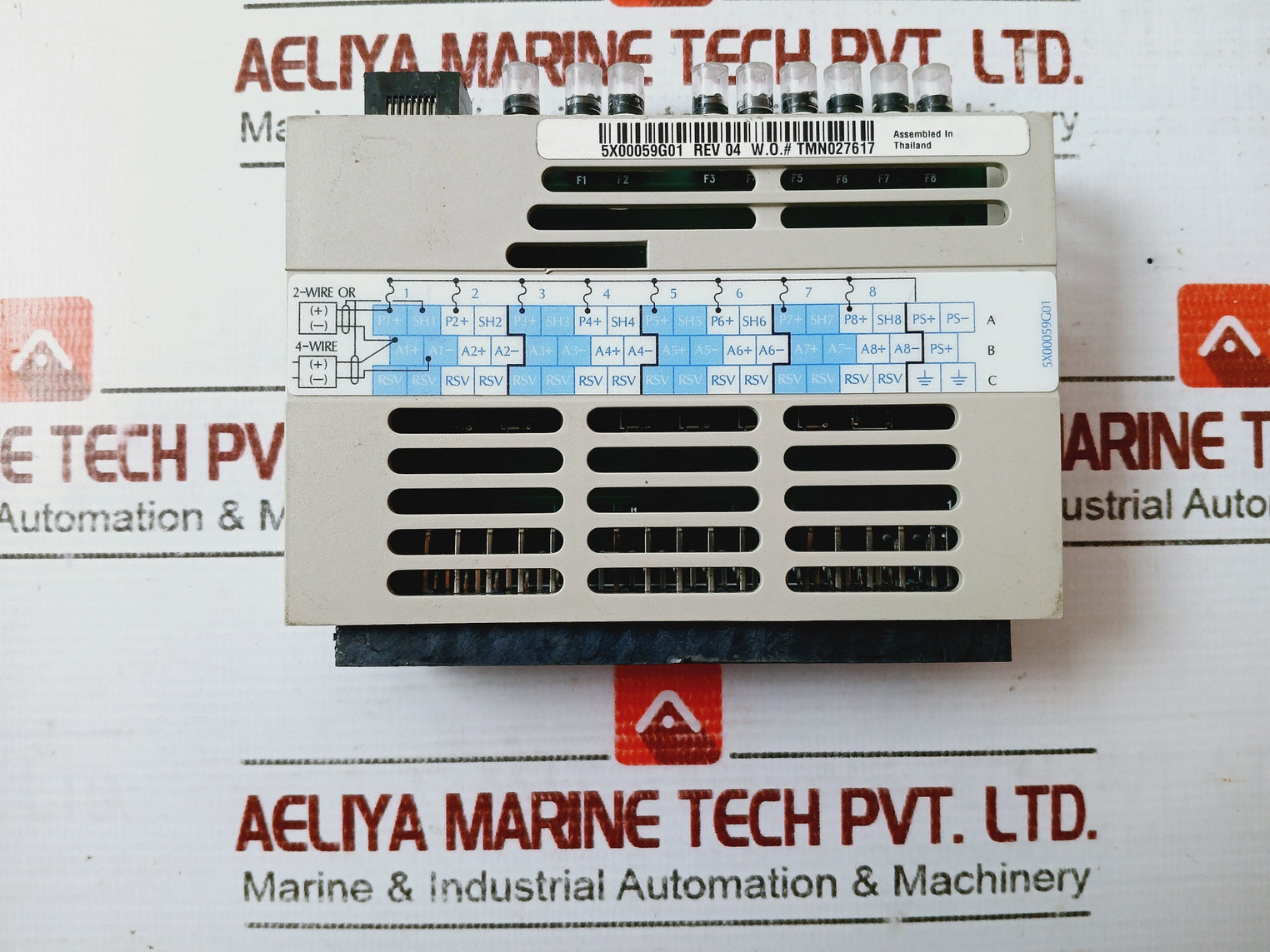 Ovation Hart Analog Input Module 5X00059G01 Rev: 02 1P00031A03