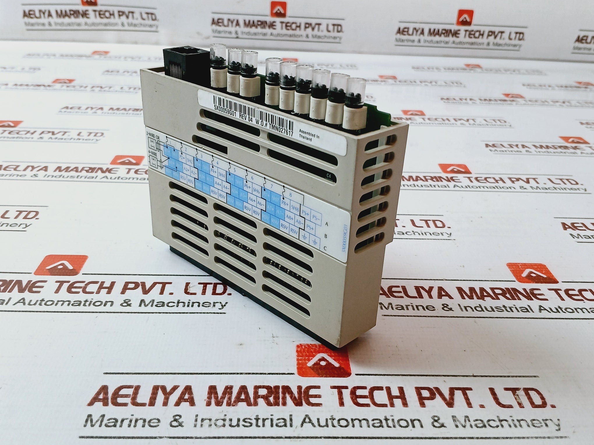 Ovation Hart Analog Input Module 5X00059G01 Rev: 02 1P00031A03