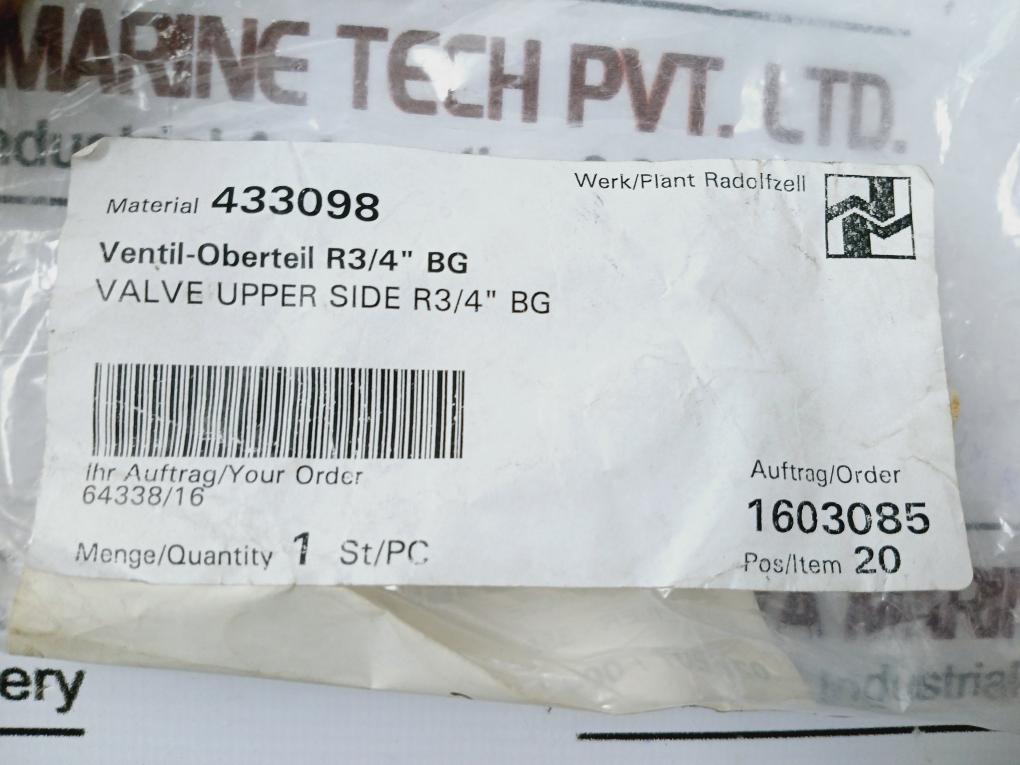 Oventrop 1059006 Shut-off Regulating Valve 1603085