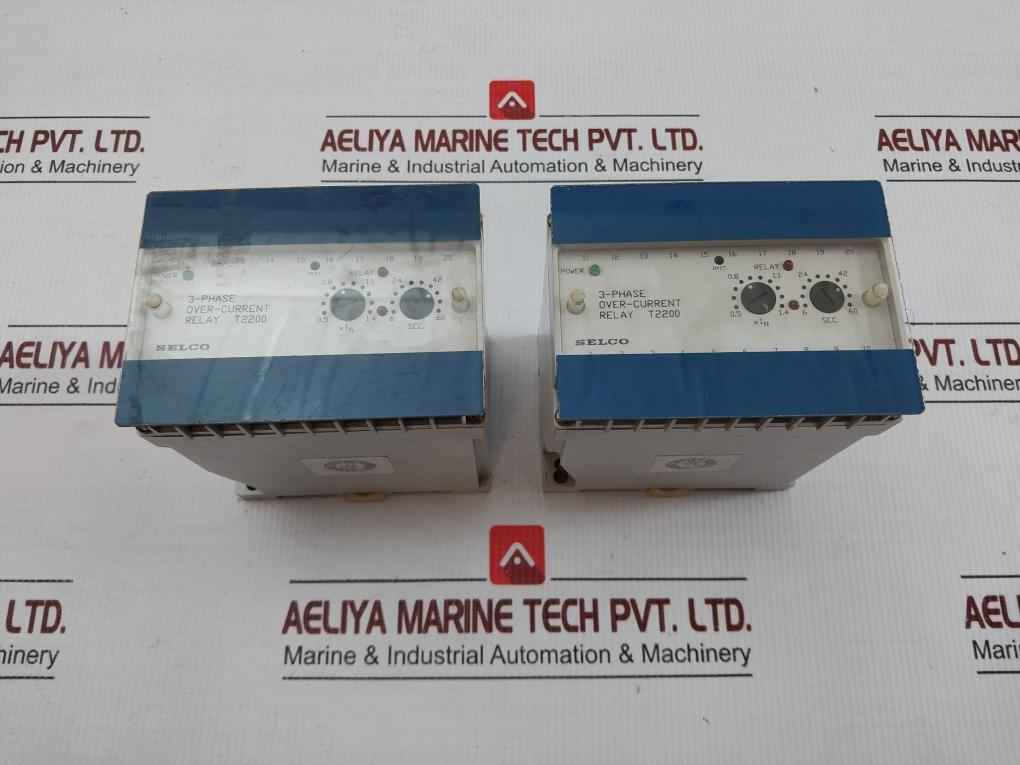 Over-current Relay 3-phase T2200-46 Selco 50-60 Hz