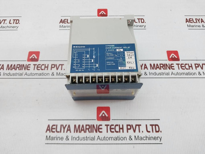 Over-current Relay 3-phase T2200-46 Selco 50-60 Hz