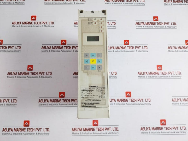 Overcurrent Protection Relay Brand Siemens Part No: 7Sj6001-5Ea00-0Da0/Bb