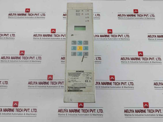 Overcurrent Protection Relay Siemens 240V Ac Part No. 7Sj6001-6Ea00-0Da0/Bb