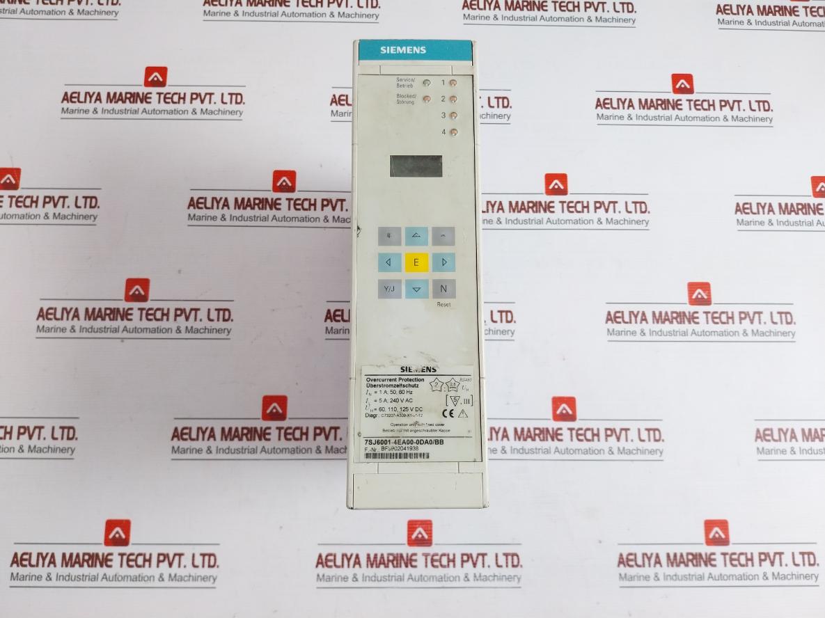 Overcurrent Protection Siemens 7Sj6001-4Ea00-0Da0/Bb