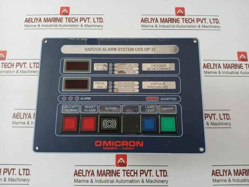 Ovs Op 31 Omicron Rev.1.02 Vapour Alarm System Switch Board