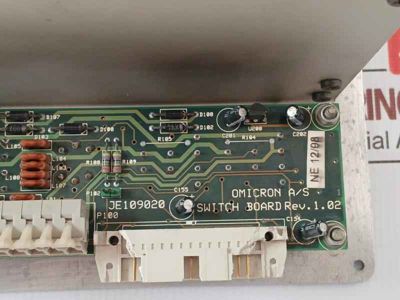 Ovs Op 31 Omicron Rev.1.02 Vapour Alarm System Switch Board