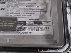 Oxygen Analyzer Za8C Yokogawa 4 To 20Madc 115Vac