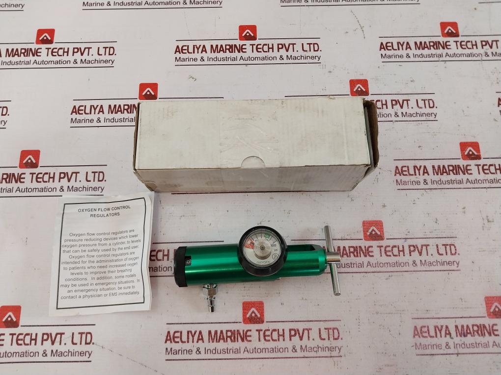 Oxygen Flow Control Regulator 0 To 3000 Psi Rev: A 006-0423