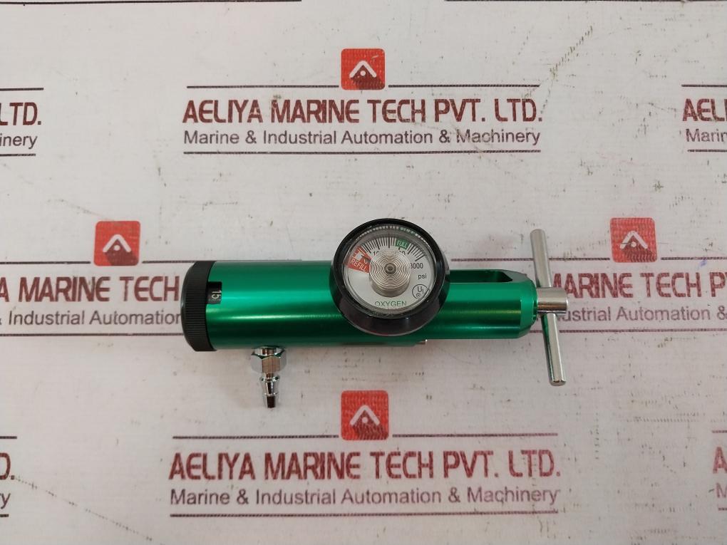 Oxygen Flow Control Regulator 0 To 3000 Psi Rev: A 006-0423