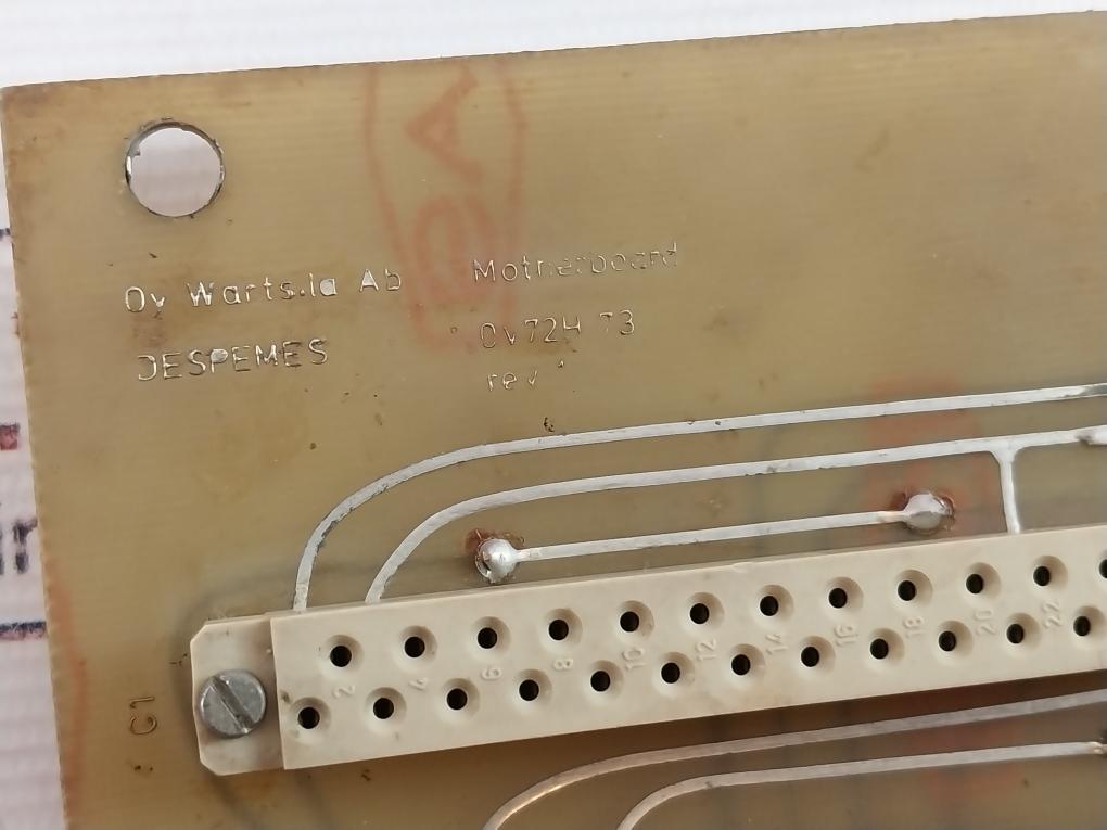 Oy Wartsila Ov72H 73 Motherboard Rev.1