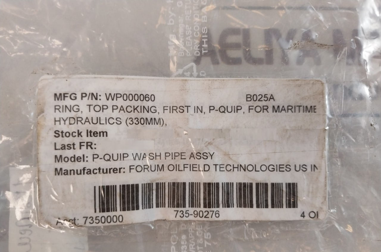 P-quip Wp000060 Top Packing Ring 330 Mm