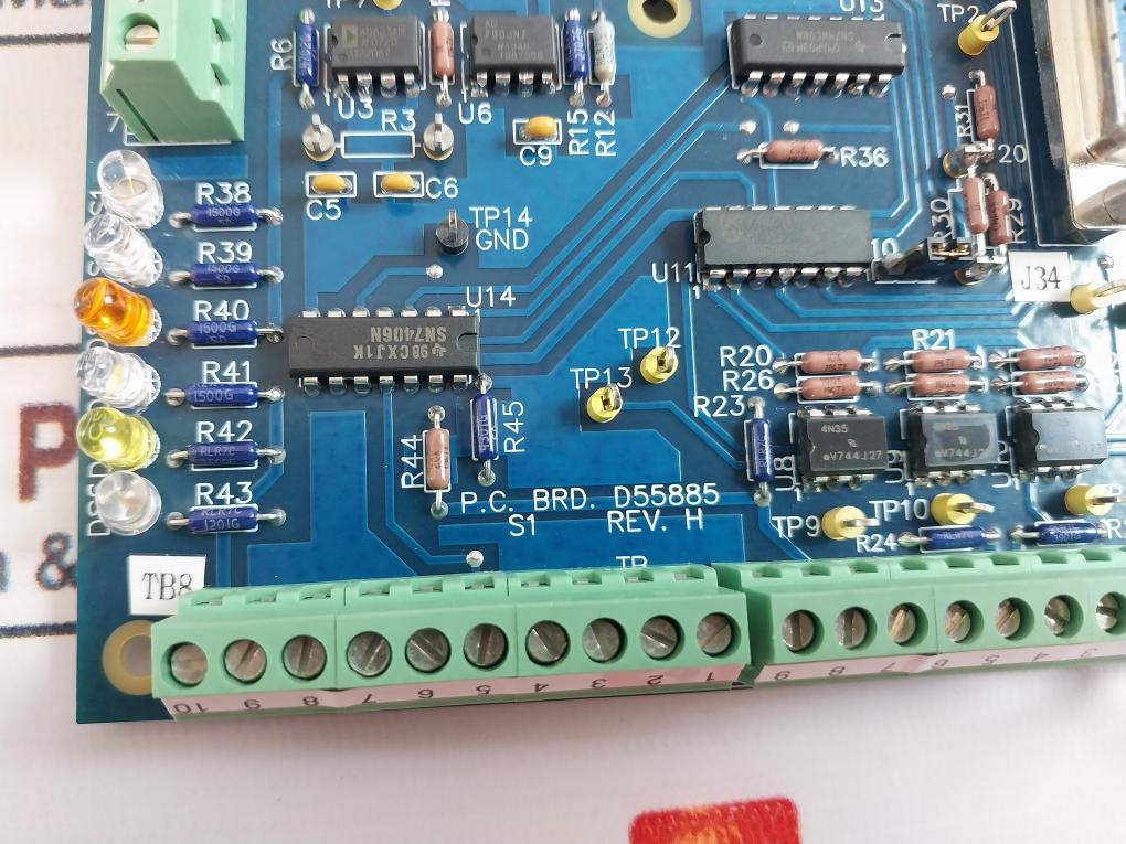 P.c. Brd. D55885 PCB Board Rev: H