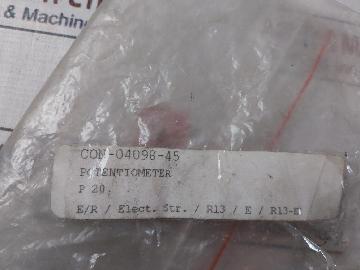 P 20 Potentiometer 8D WM 50