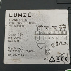 P30U-101100E0 Lumel 85-253V Ac 50/60Hz Transducer