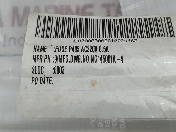 P405-Alarm-Fuse-Ac220V-0-5A-Daito-Lot-Of-4X-209025-8