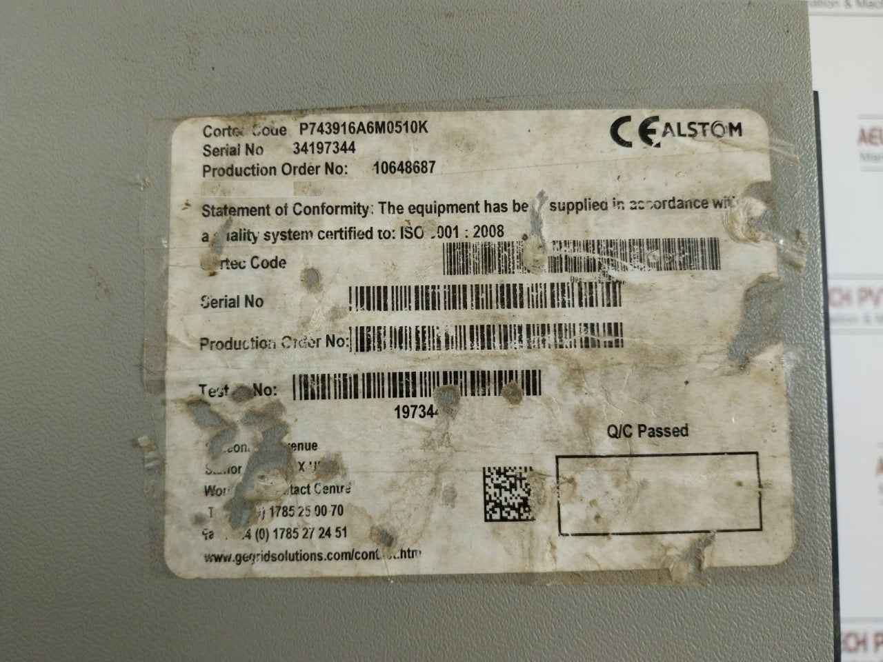 P743916A6M0510K Generator Protection Numerical Relay 1/5A Alstom
