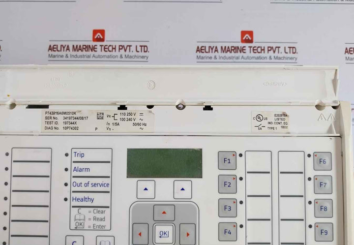 P743916A6M0510K Generator Protection Numerical Relay 1/5A Alstom