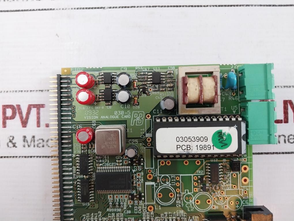 P+B 030-5 Vision Analogue Card Ccy G, 94V-0, 03053909, Pcb: 19891