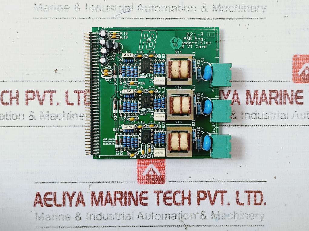 P&B 021-3 Current Transformer Pc Board With Connector
