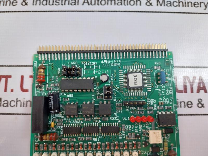 P&B E229342 Control Panel Printed Circuit Board , 010-6 , 94V-0 , Mv2