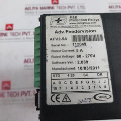 P&b Afv2-5a Protection Motor Relay 5a 80-270v