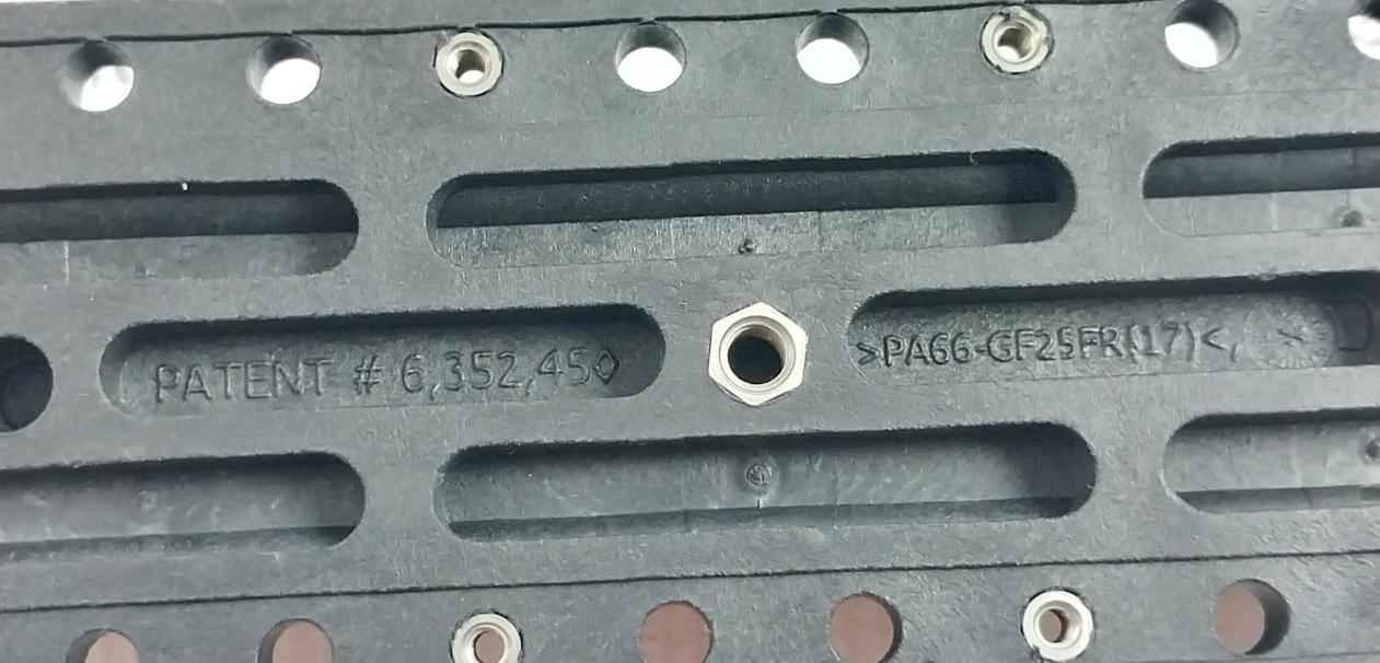 Pa66-gf25Fr(17) Double Rail Module Unit