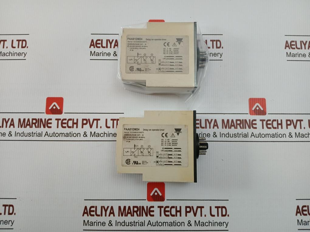 Paa01Dm24 Delay On Operate Timer Carlo Gavazzi 24-240Vac/Dc 0.1S-10H