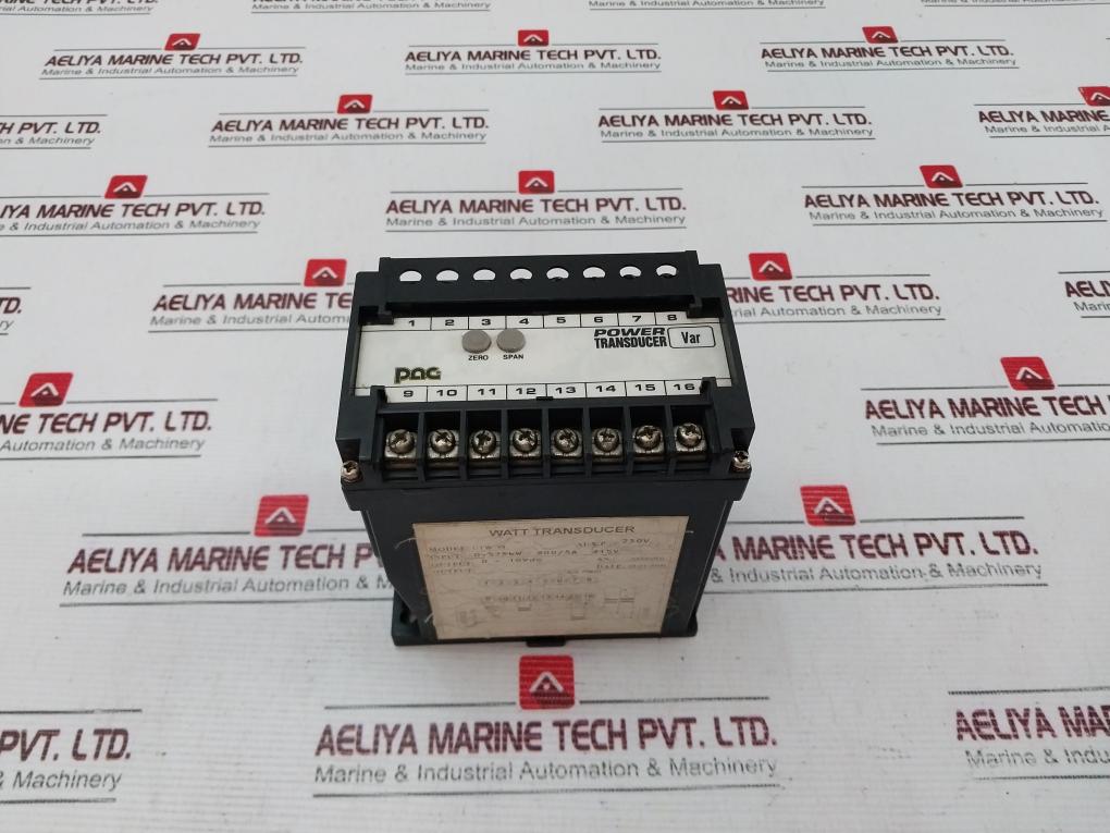 Pac Ctw-33 Power Watt Transducer