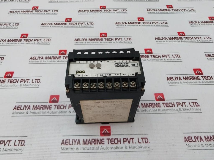 Pac Ctw-33 Power Watt Transducer