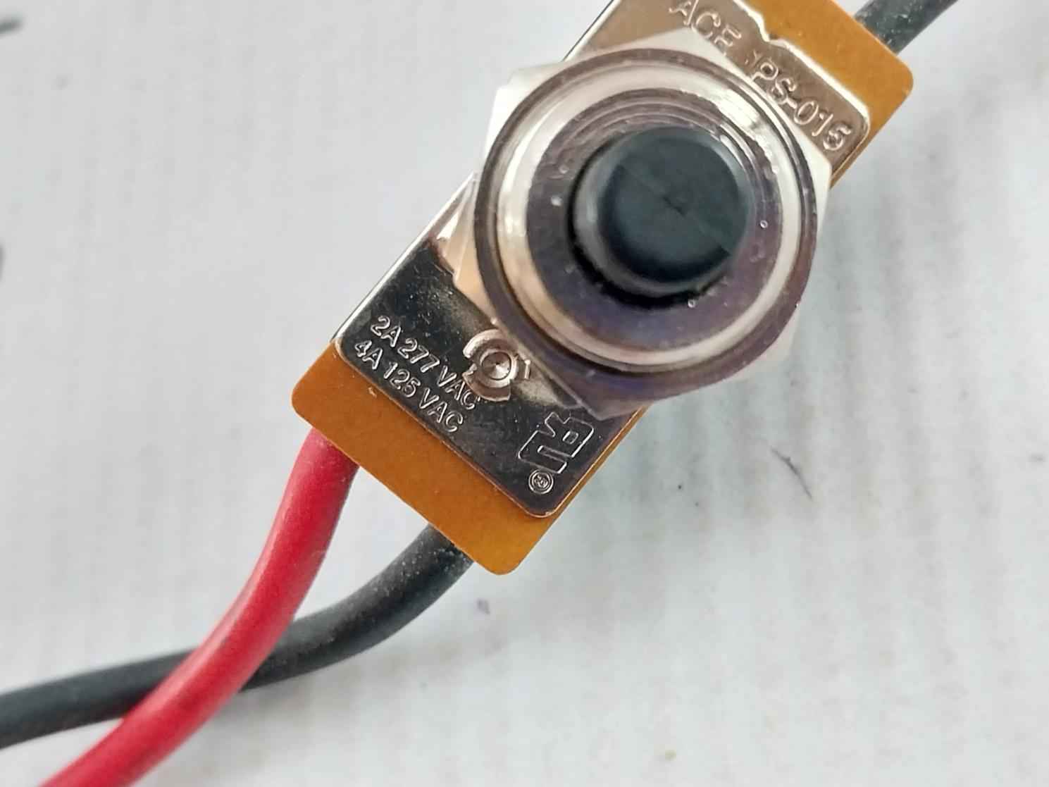 Pace 29700006 Fan Delay Switch Kit 4A 125 Vac