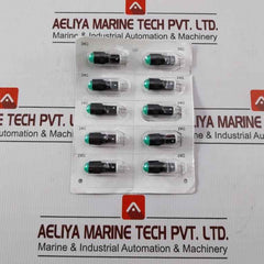 Pack Of 10x Idec Ap1m222gpn10 Pilot Light Green 24v