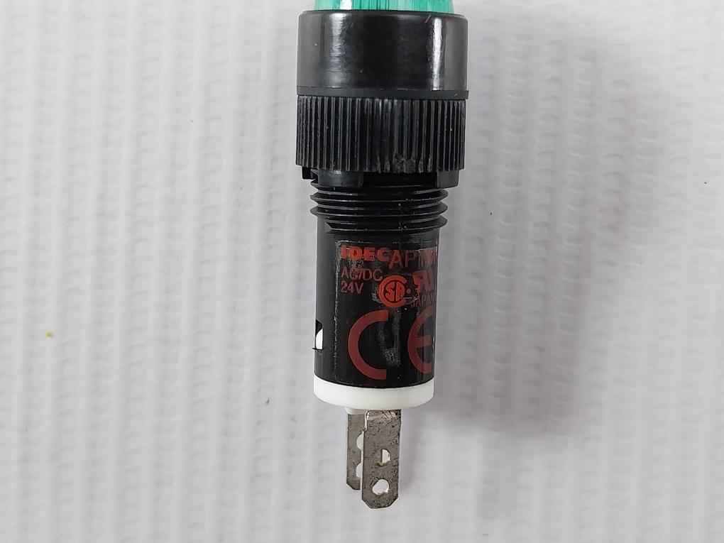 Pack Of 10x Idec Ap1m222gpn10 Pilot Light Green 24v