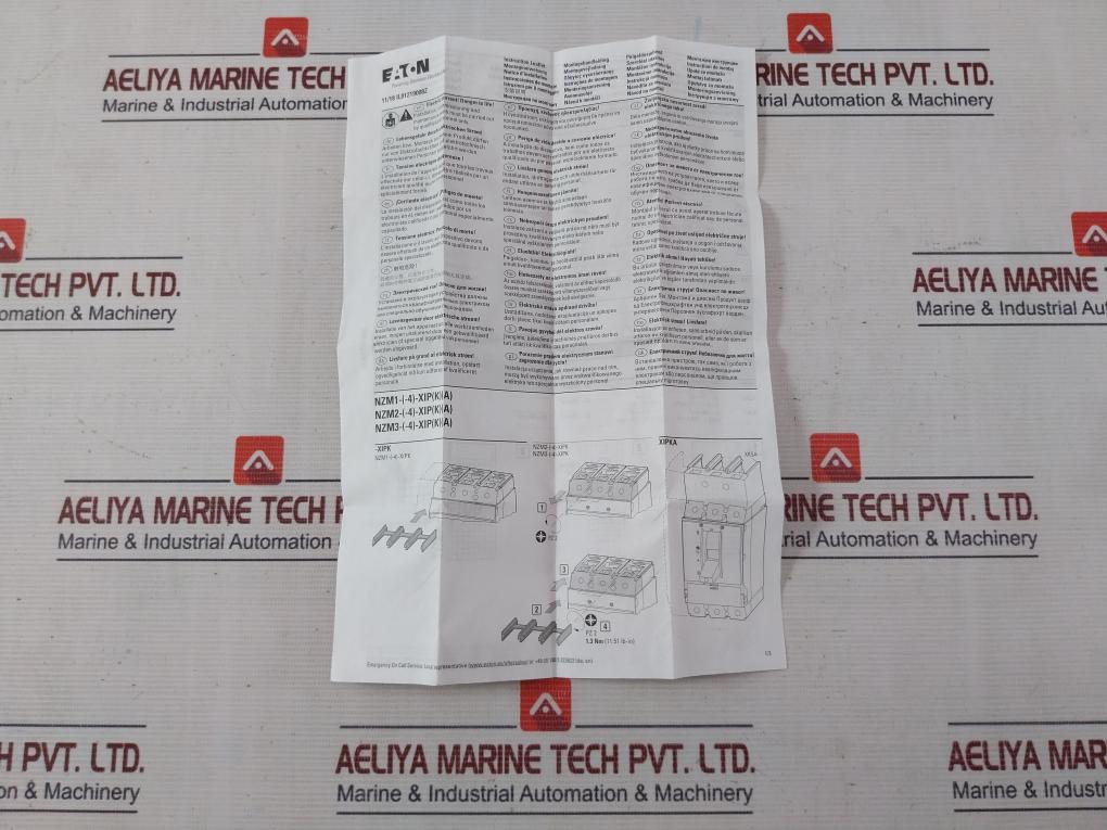 Pack Of 3X Eaton Nzm1-xipa Circuit Breaker Accessory Lockable Switch Assembly