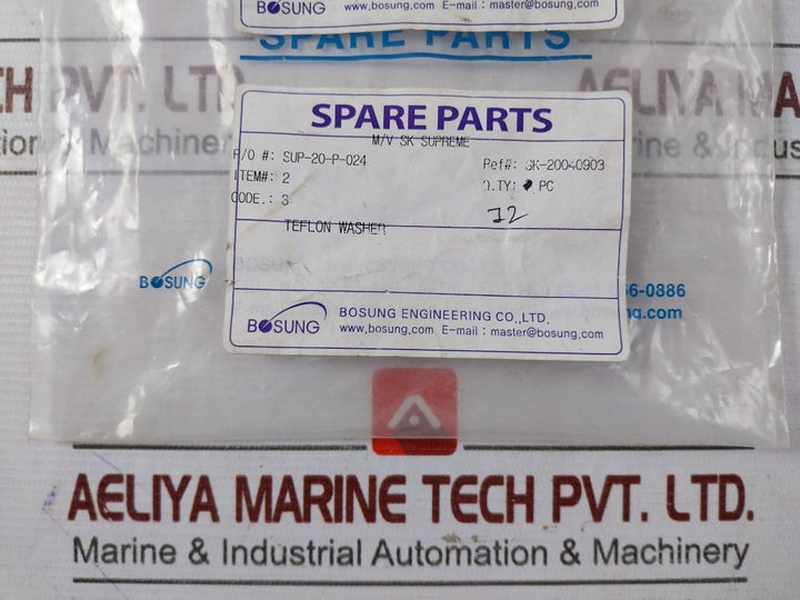 Pack of 4X HANKUK BOSUNG ENGINEERING 3 Teflon Washer UV/HUV-6000 D 7303