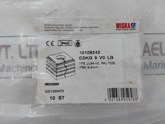 Pack of 4X WISKA CDKG 9 V0 LG Modular Cable Entry RAL7035 IP66 8-9MM