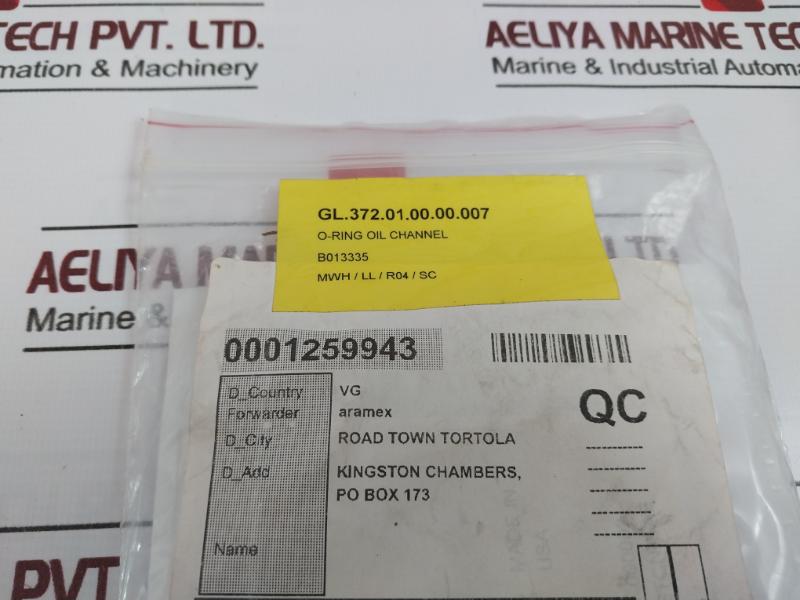 Pack Of 5 Schlumberger B013335 Oil Channel O-ring Rev Ah