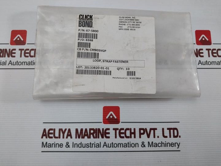 Pack of 5X CLICK BOND 67-5800 Strap Loop Mount