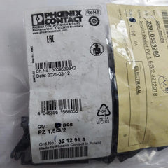 Pack of 5X PHOENIX CONTACT PZ 1,5/S/2 Strain Relief Z00L0533200 PL02