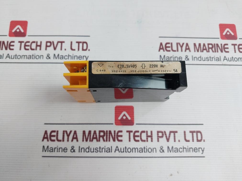 Tesch E78.3X405 Time Delay Relay 60Sec 220Vac Vde0435