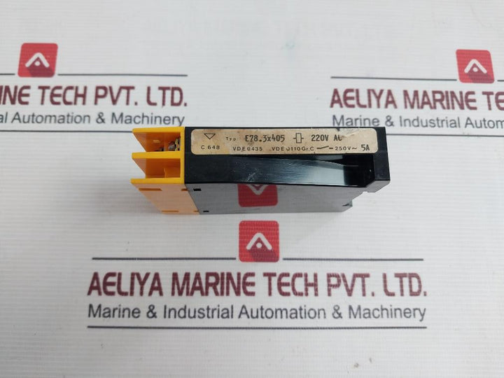 Tesch E78.3X405 Time Delay Relay 60Sec 220Vac Vde0435