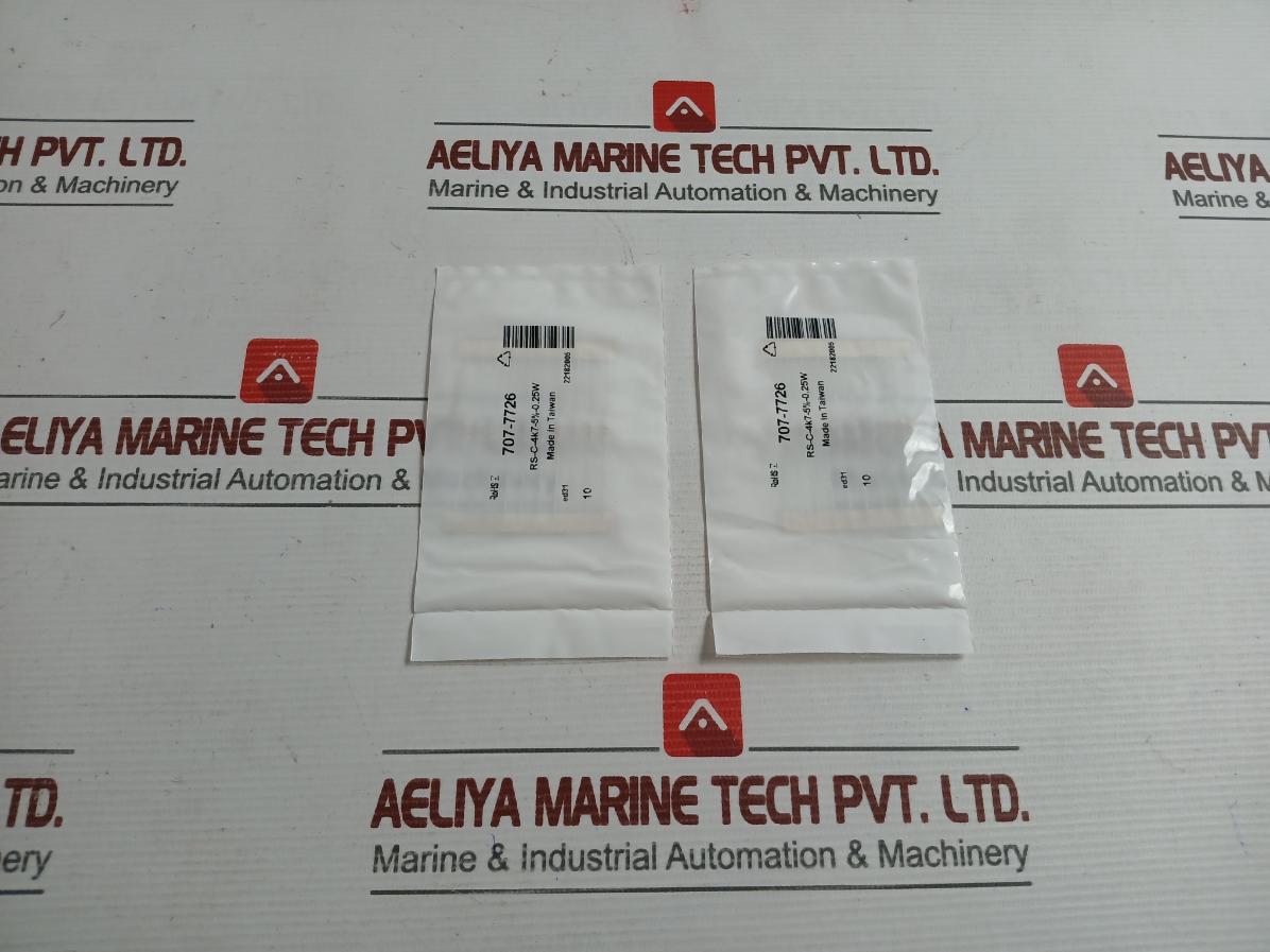 Pack Of 5X Rs-c-4K7-5%-0.25W Rs Pro Film Resistor