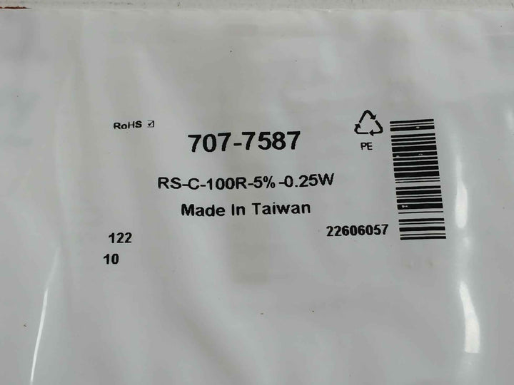 Pack Of 5X Rs C-33K-5%-0.25W Part No: 707-7587 New Carbon Film Resistor