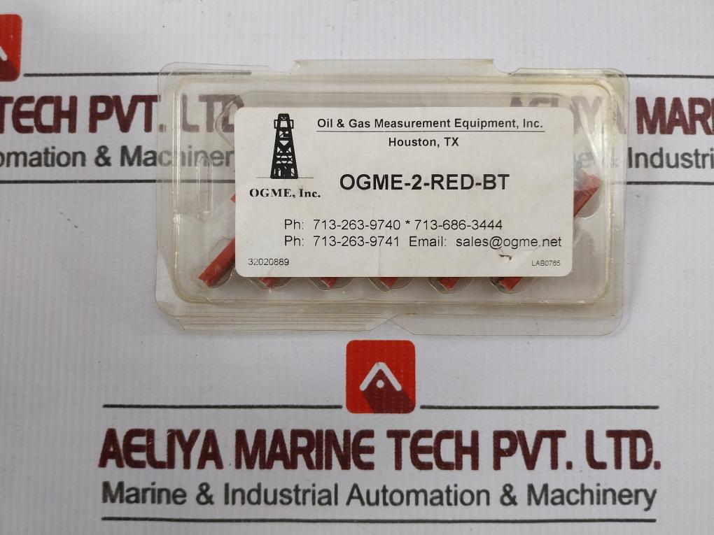 Pack Of 6X OGME OGME-2-RED-BT Oil & Gas Measurement Equipment 4230-0109