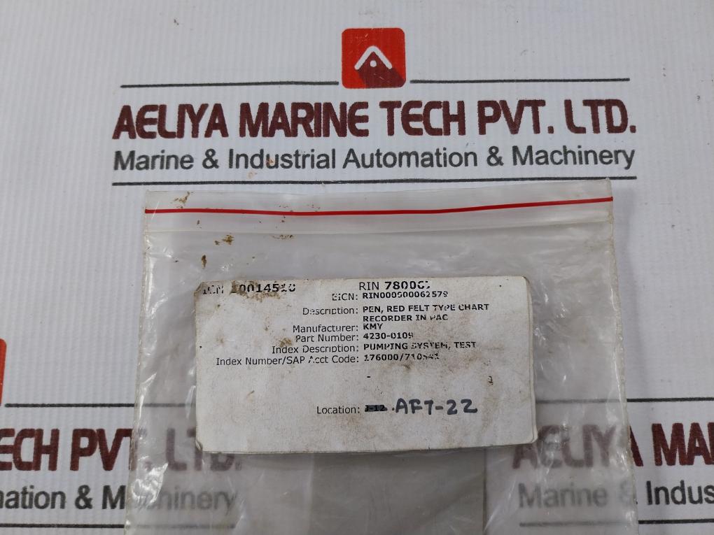 Pack Of 6X OGME OGME-2-RED-BT Oil & Gas Measurement Equipment 4230-0109