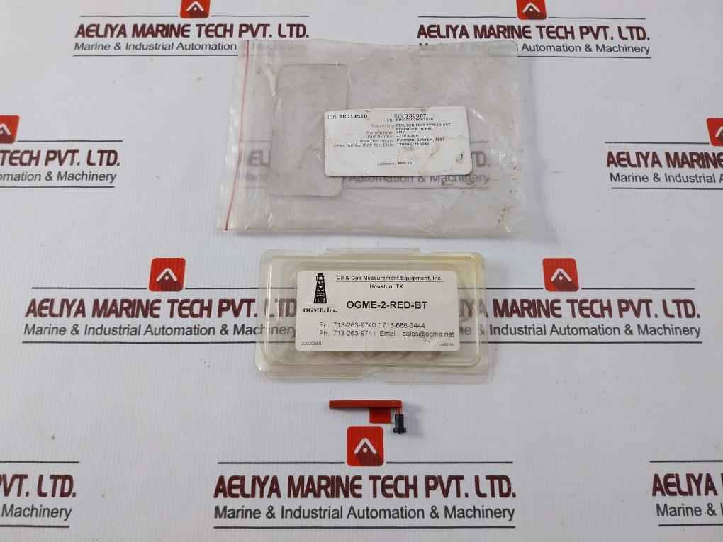 Pack Of 6X Ogme Ogme-2-red-bt Oil & Gas Measurement Equipment 4230-0109