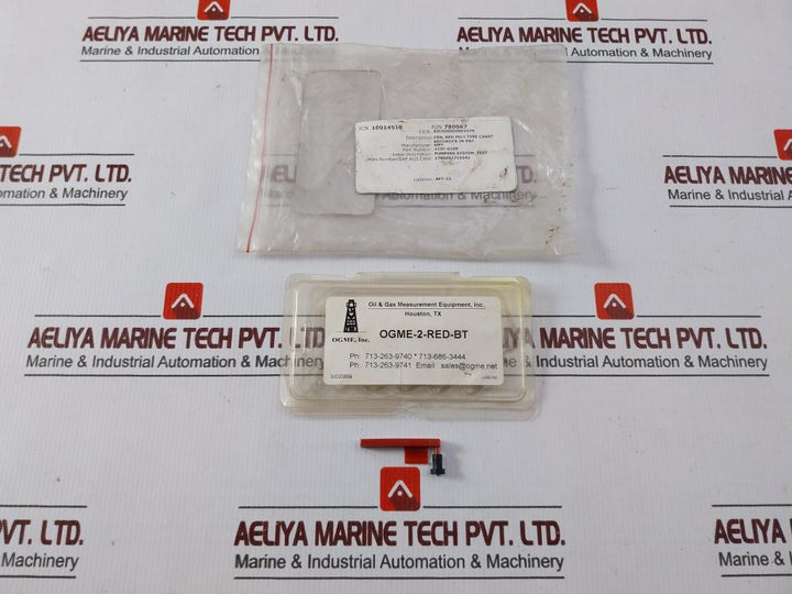 Pack Of 6X OGME OGME-2-RED-BT Oil & Gas Measurement Equipment 4230-0109