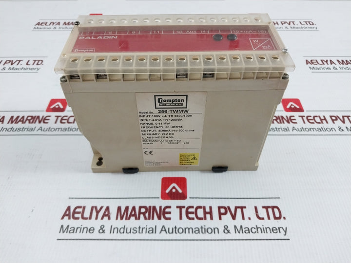 Paladin-Unbalanced-Load-Watt-3-Phase-3-Wire-60hz-Crompton-Instruments-256-Twmw-5