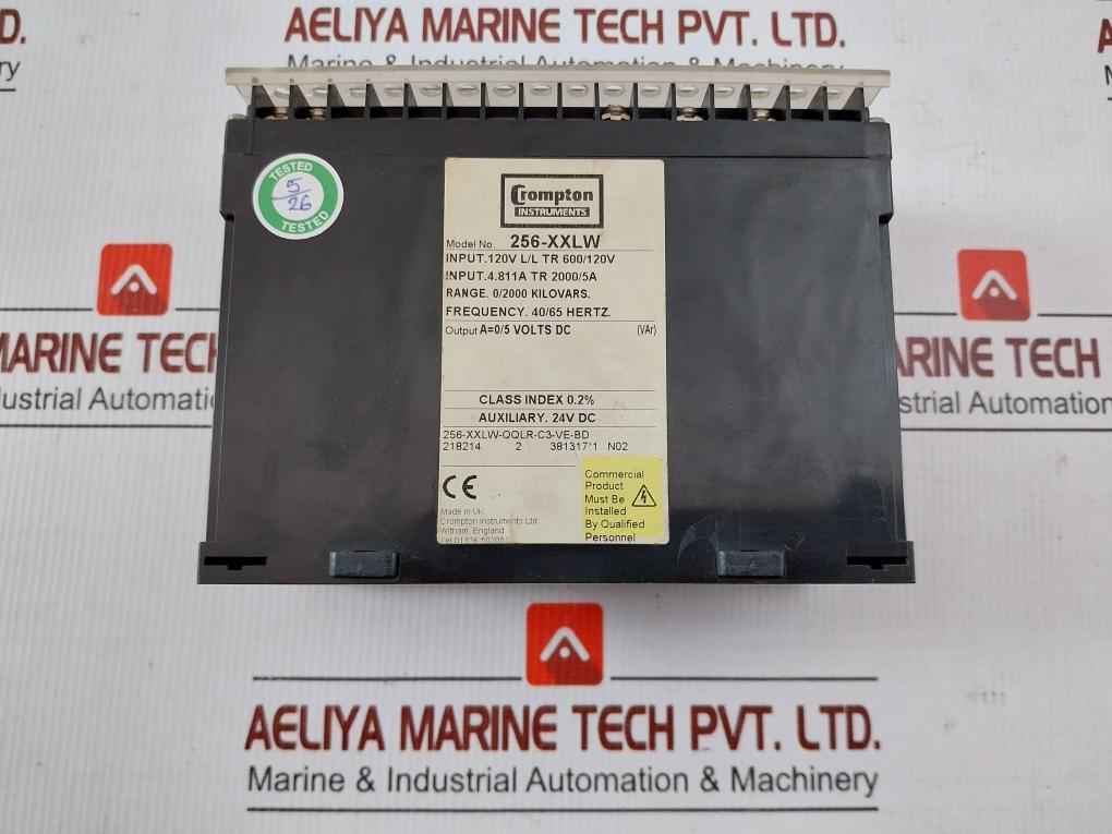 Paladin Transducer Module 40/65 Hz Crompton Instruments 256-xxlw-qqlr-c3-ve-bd